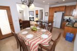 El Dorado Ranch san felipe baja resort villa 251 dinner table kitchen and living room